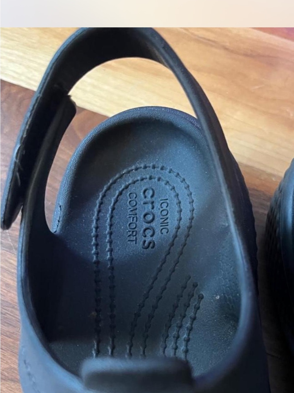 CROCS platform fisherman sandals size 7 - Picture 5 of 7